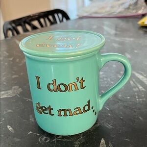 Chic Mint Green Ceramic Mug with Lid